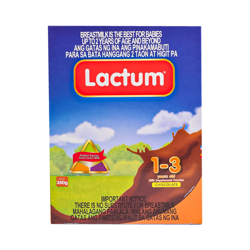 Lactum 1-3yrs Old Milk Supplement Powder Chocolate 350g