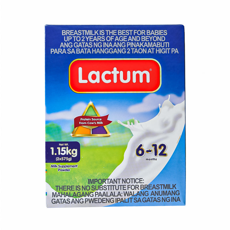 Lactum 6-12 Months Milk Supplement Powder Plain 1.15kg