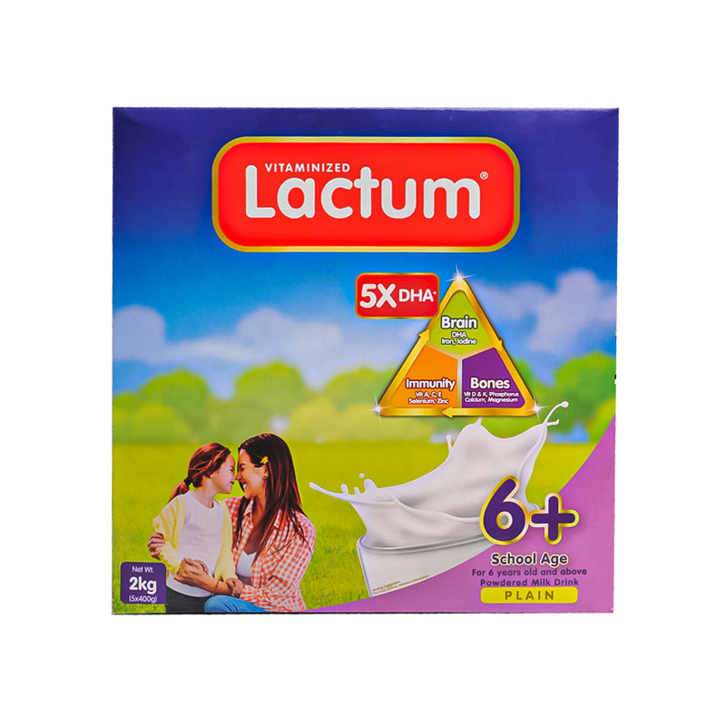 Lactum 6+ Powdered Milk Drink Plain 2kg