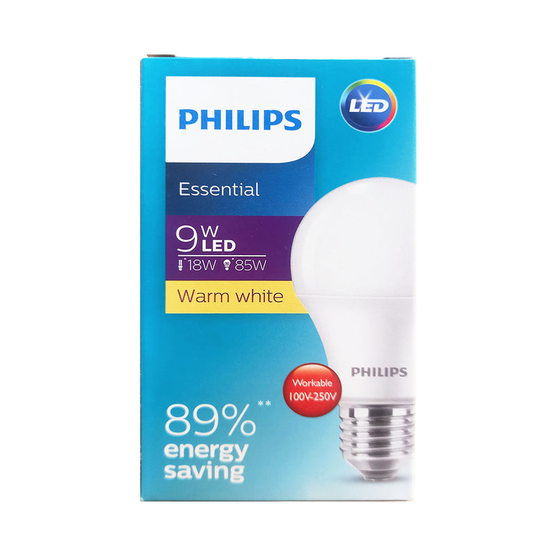 Philips Essential LED Bulb Warm White 9W E27