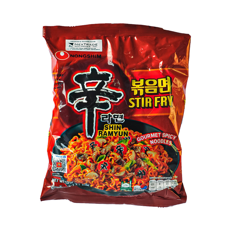 Nongshim Shin Ramyun Stir Fry Gourmet Spicy Noodle 131g