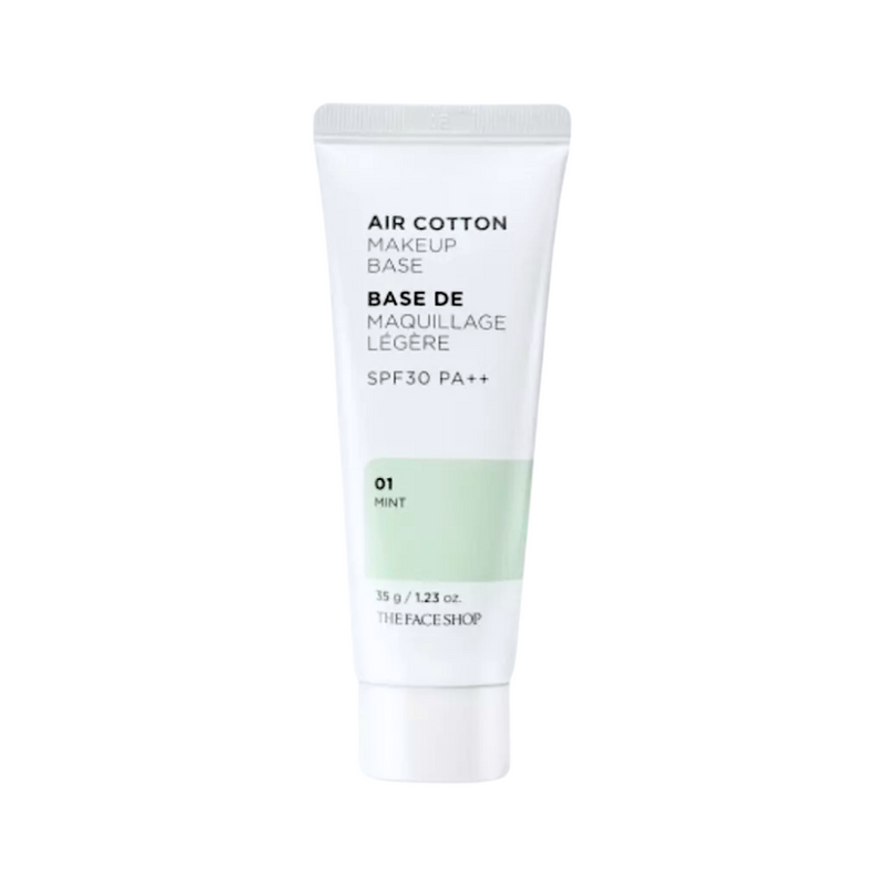 Air Cotton Make Up Base Maquillage SPF30++ 01 Mint 35g