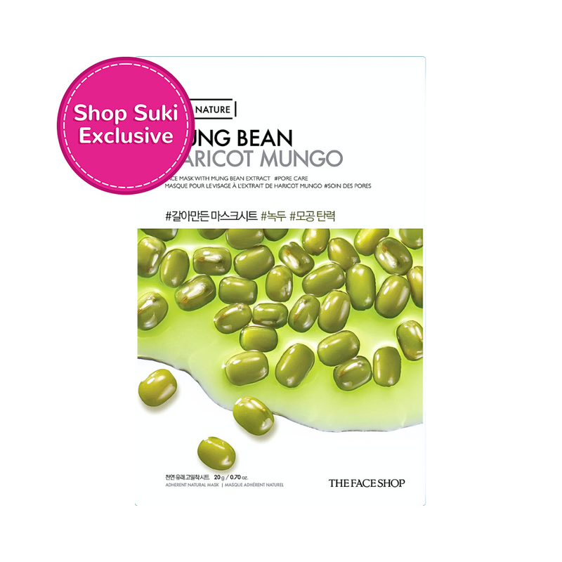 Real Nature Mung Bean Pore Care Face Mask 20g