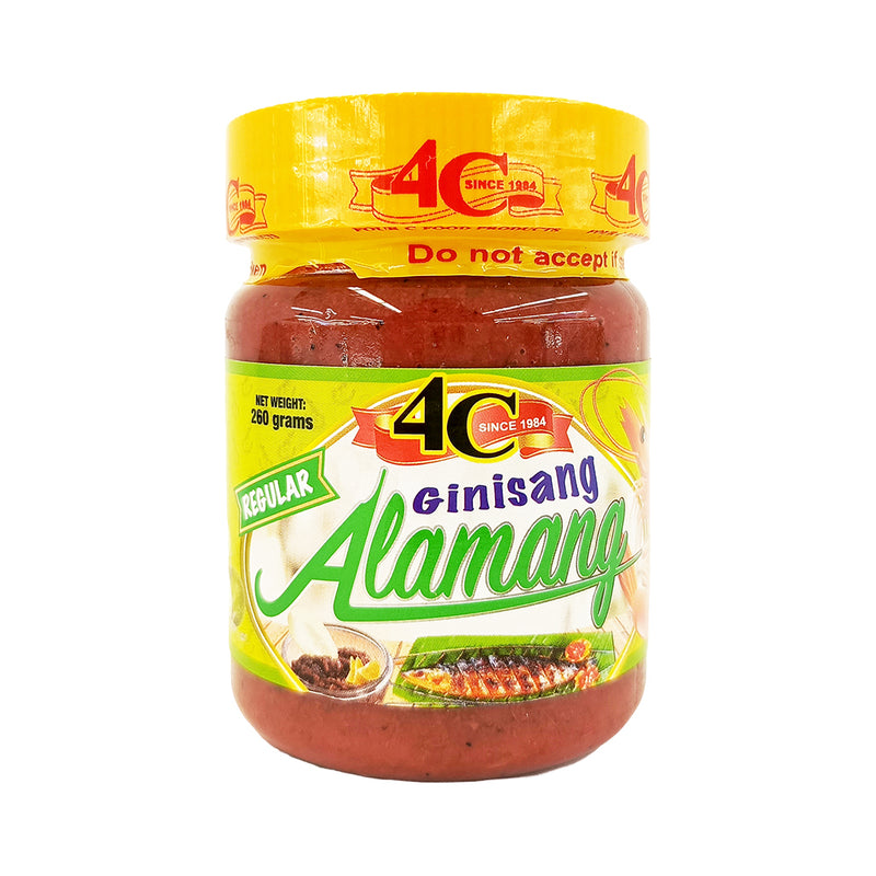 4C Ginisang Alamang In Plastic Bottle Regular 260g