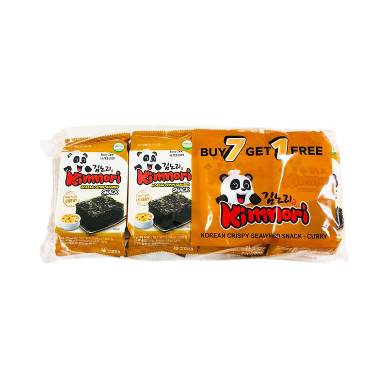 Kimnori Korean Crispy Seaweed Curry 4g x 7’s  + 1