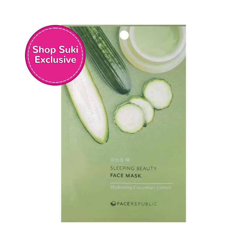 Face Republic Sleeping Beauty Face Mask Hydrating Cucumber Extract 23g