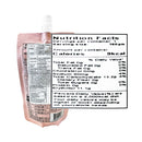 Jaim Konjac Jelly Drink Flavor 150g pouch back view showing Nutrition Facts