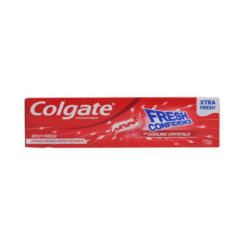 Colgate Fresh Confidence Toothpaste With Cooling Crystals Spicy Fresh 125g