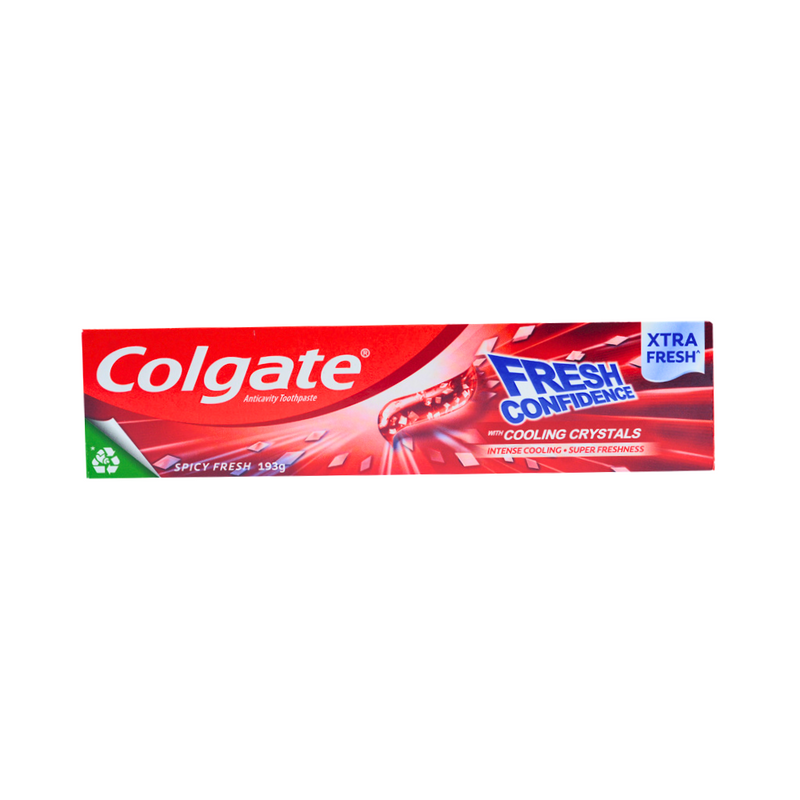 Colgate Fresh Confidence Toothpaste With Cooling Crystals Spicy Fresh 193g