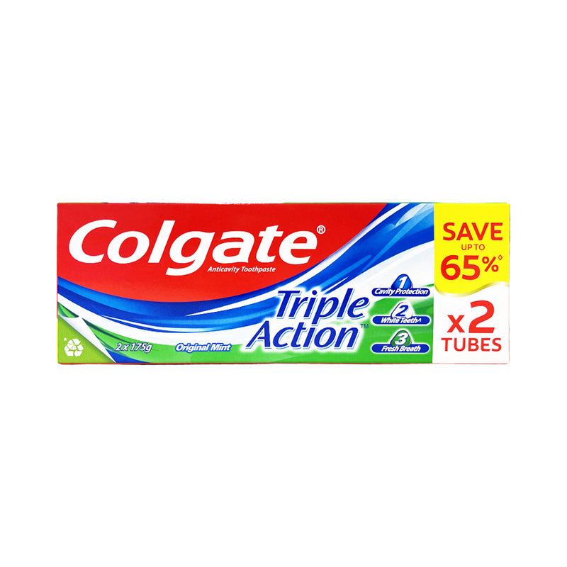 Colgate Triple Action Family Pack 175g x 2's