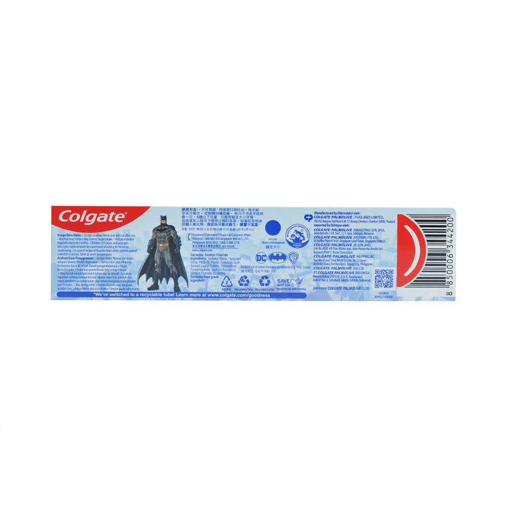 Colgate Kids Toothpaste Batman 40g