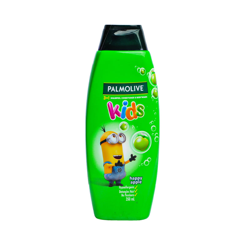 Palmolive 3in1 Kids Shampoo And Conditioner Happy Apple 350ml