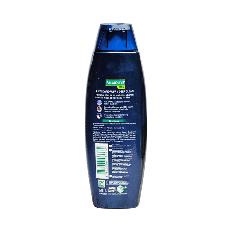 Palmolive Men Anti-Dandruff + Deep Clean Shampoo 170ml