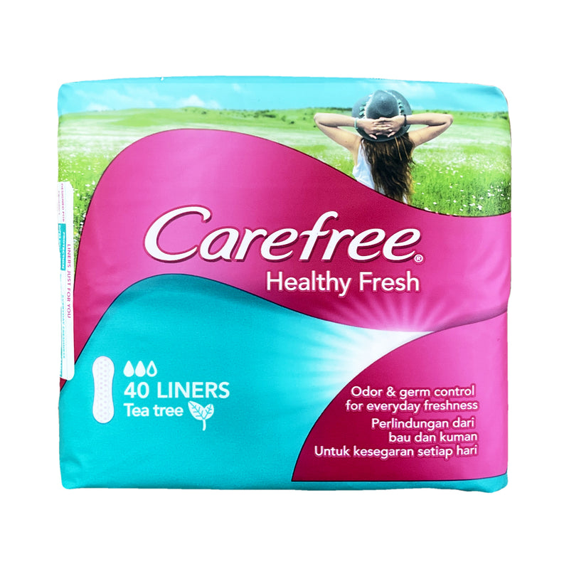 Carefree Healthy Fresh Pantyliner With Natural Tea Tree 40's