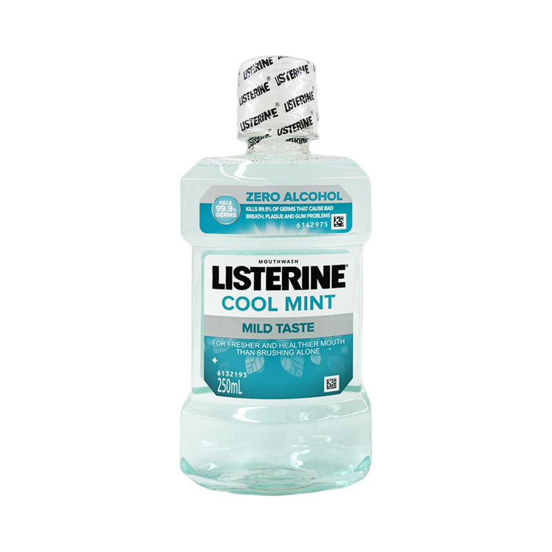 Listerine Zero Alcohol Mouthwash Cool Mint 250ml