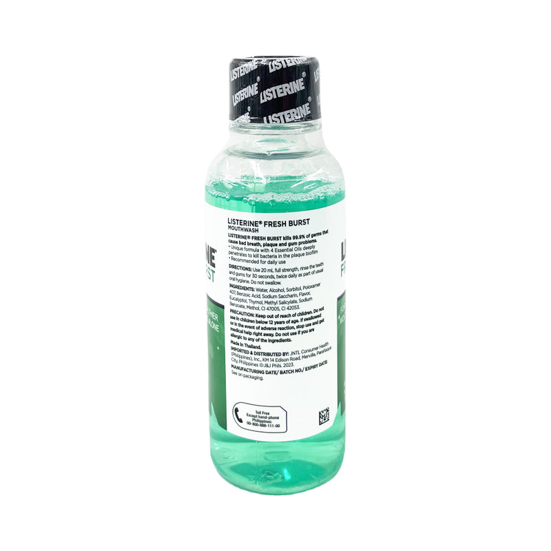 Listerine Mouthwash Fresh Burst 100ml