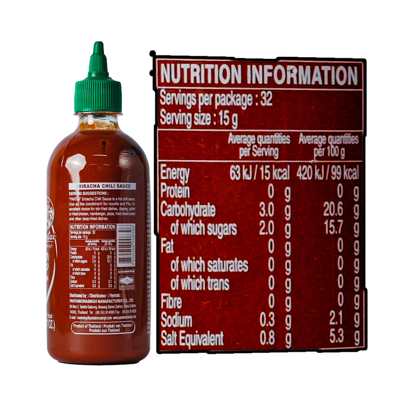 Pantai Sriracha Chili Sauce 435ml (17oz)