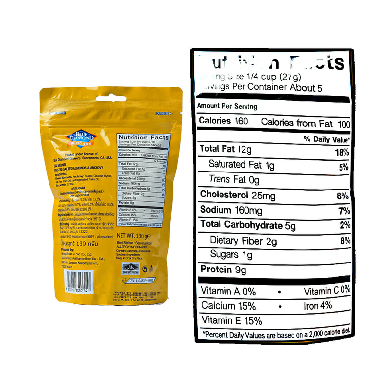 Calmond Blue Diamond Almonds Calmond 130g
