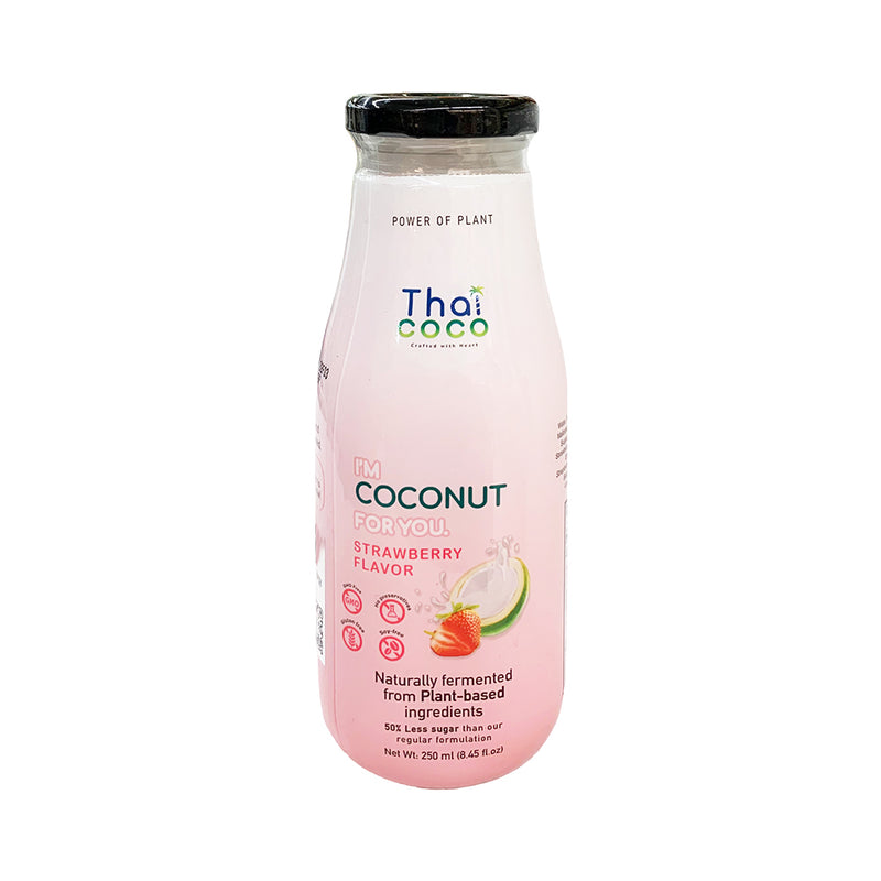 Thai Coco Plant-Gurt Coconut Drink Strawberry 250ml