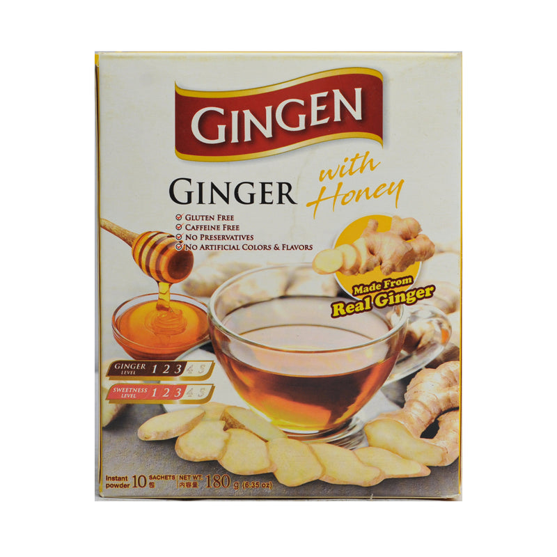 Gingen Ginger Instant Powder With Honey 18g x 10's