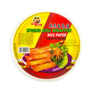 Fat & Thin Spring Roll Wrapper Rice Paper 22cm