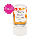 Deonat Natural Mineral Deodorant Stick Tawas Papaya