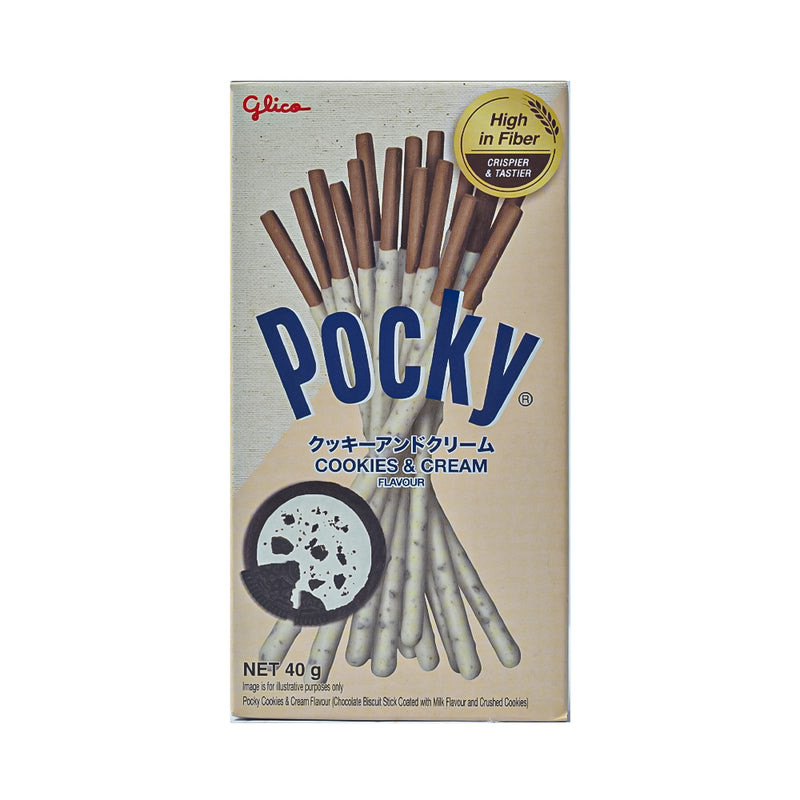 Glico Pocky Biscuit Stick Cookies And Cream 40g