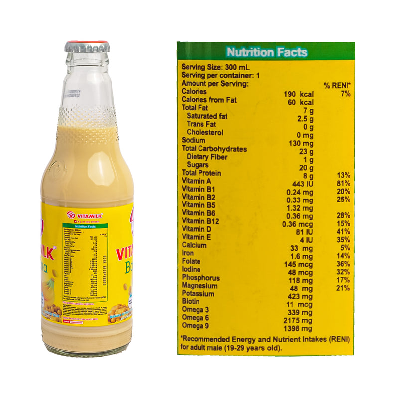Vitamilk Soya Milk Banana 300ml