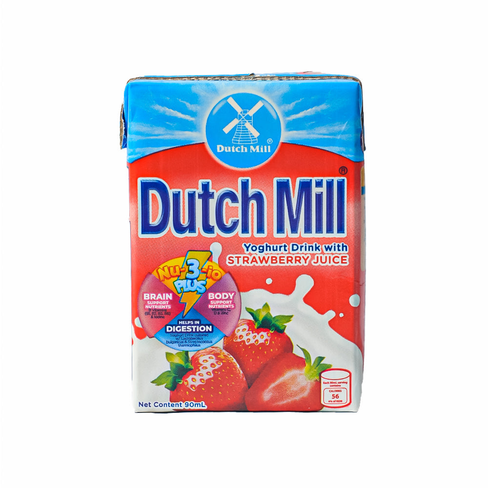 Dutch Mill Set Dutch Mill UHT Yoghurt Drink Strawberry 90ml