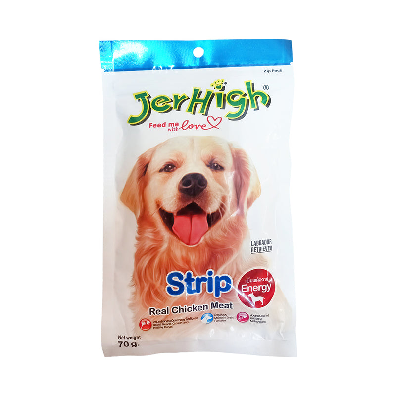 Jerhigh Strip Real Chicken Meat 70g