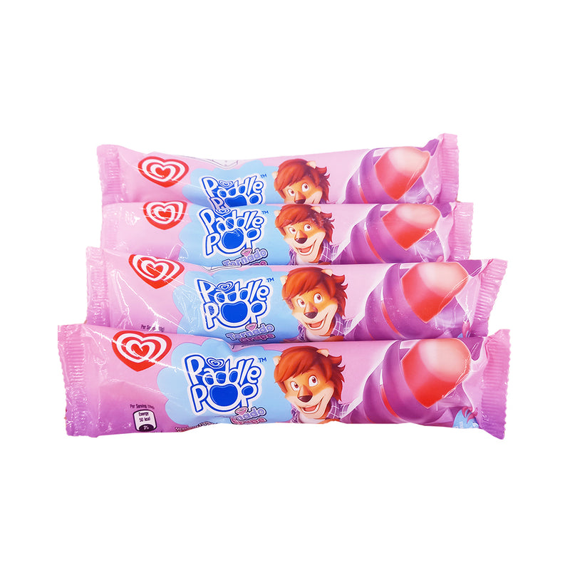 Selecta Paddle Pop Tornedo Grape 50g x 4's