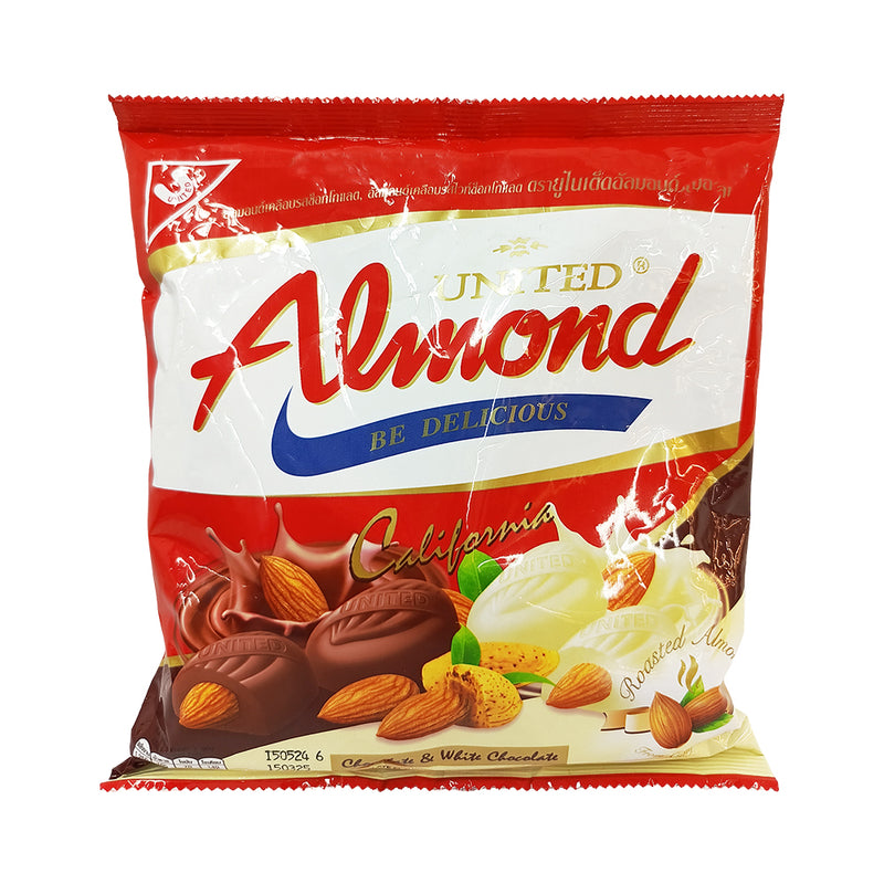 United Almond Chocolate And White Chocolate 247.5g