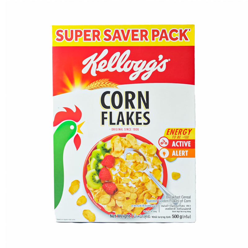 Kellogg's Corn Flakes Breakfast Cereal Jumbo Pack 500g
