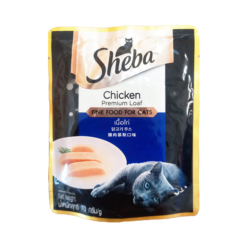 Sheba Cat Food Chicken Premium Loaf 70g