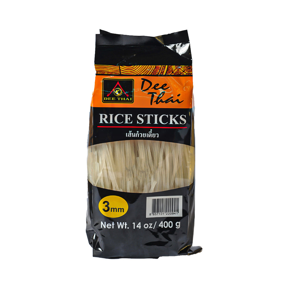 Think Rice Sticks Dee Thai Rice Sticks 3mm 400g