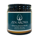Zen Aroma Natural Soy Wax Scented Candles Sandalwood Rose