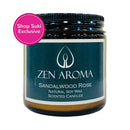 Zen Aroma Natural Soy Wax Scented Candles Sandalwood Rose