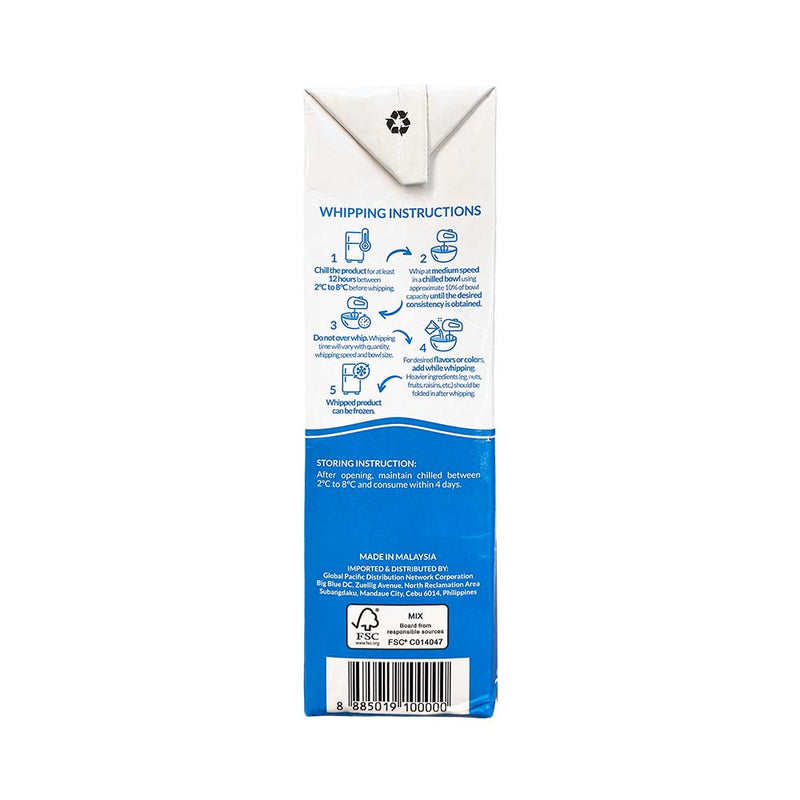 Bunge Whip Topping Liquid 1L