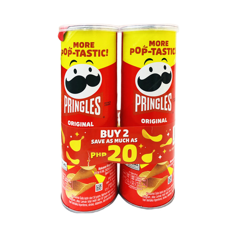 Pringles Snacks Original 102g x 2's