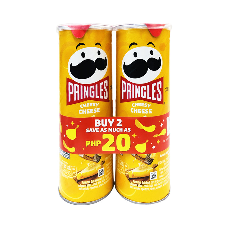 Pringles Snack Cheesy Cheese 102g x 2's