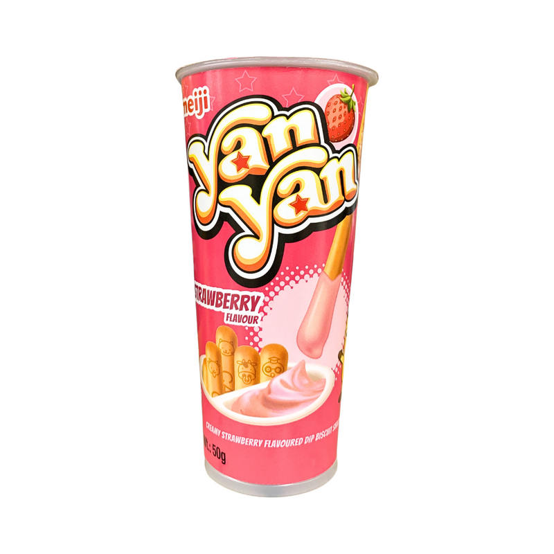 Meiji Yan Yan Biscuit Snack Strawberry 50g