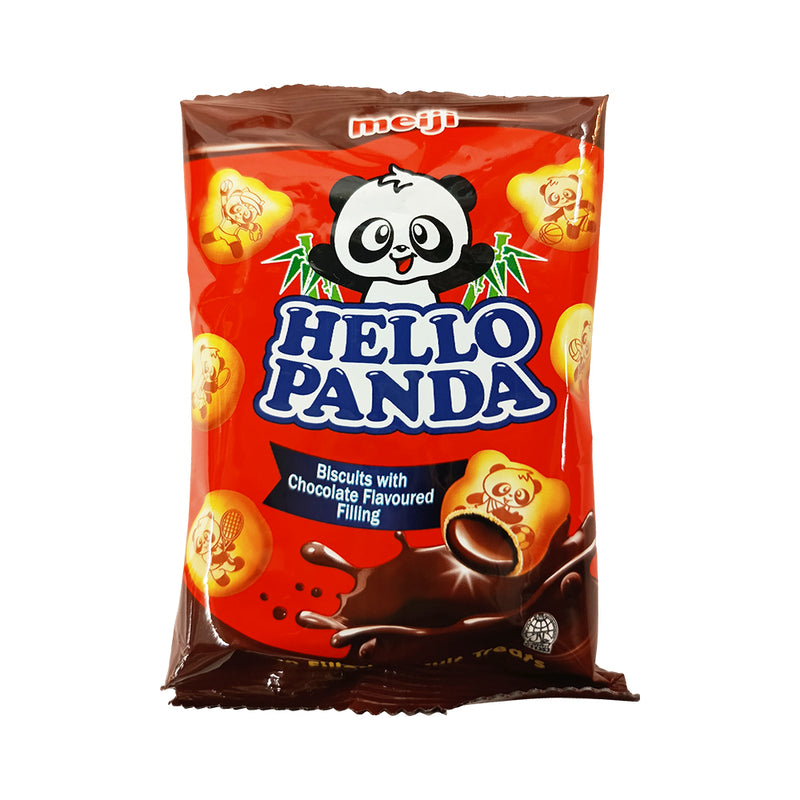 Meiji Hello Panda Fun Filled Biscuits Creamy Chocolate Foil 35g