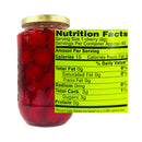 Hosen Red Maraschino Cherries With Stems In Syrup 737g (26oz)