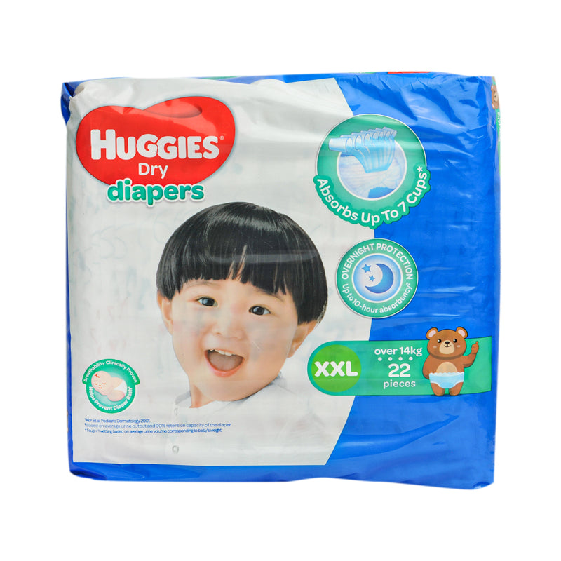 Huggies Dry Diapers Economy XXL 22's