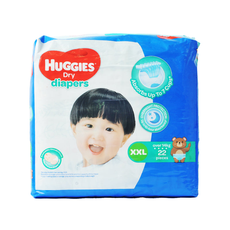 Huggies Dry Diapers Economy XXL 22's