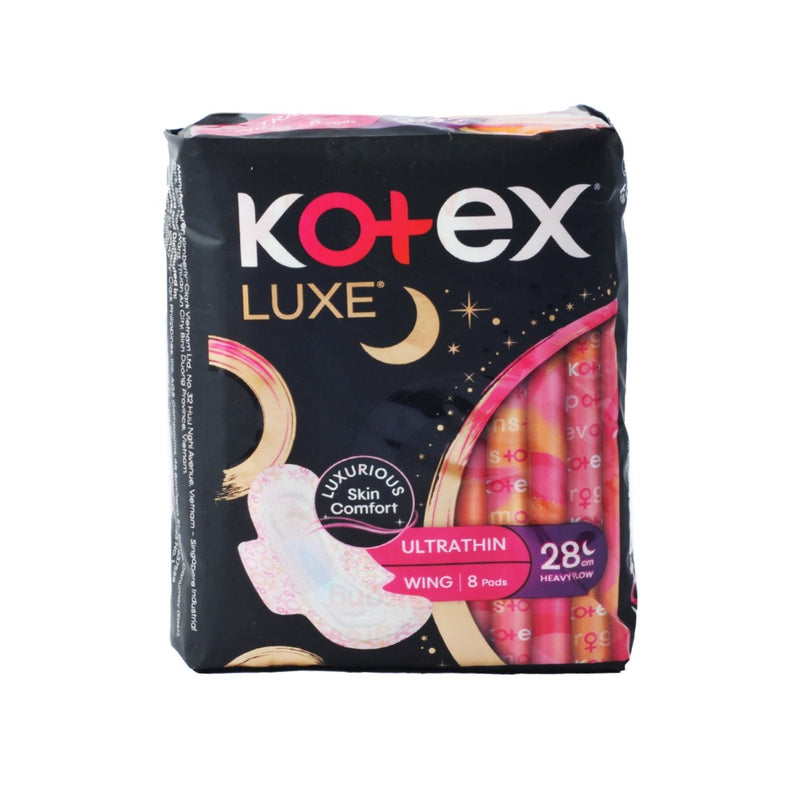 Kotex Luxe Ultrathin Napkin Day And Night With Wings Silky Soft 8 Pads