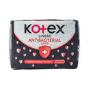 Kotex Feminine Panty Liners Antibacterial Unscented 16's