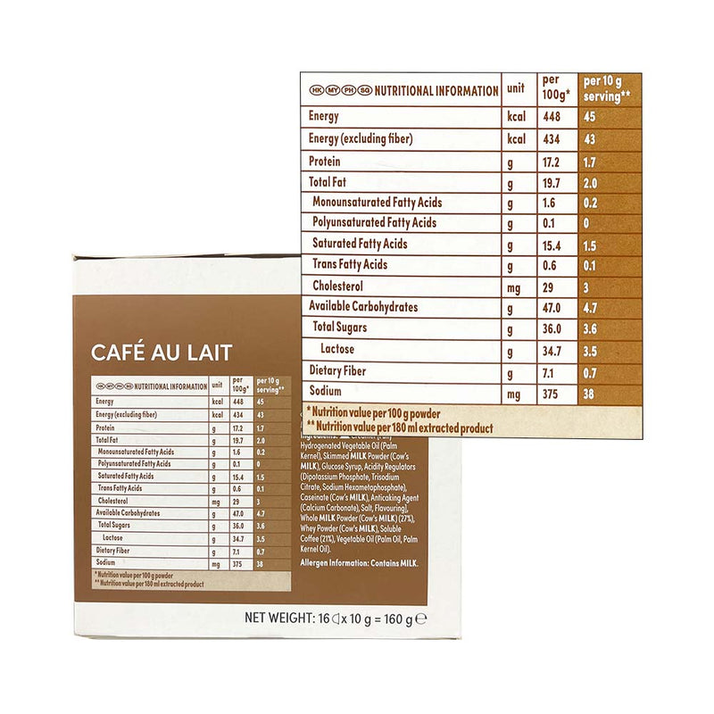 Nescafe Dolce Gusto Capsule Cafe Au Lait 160g