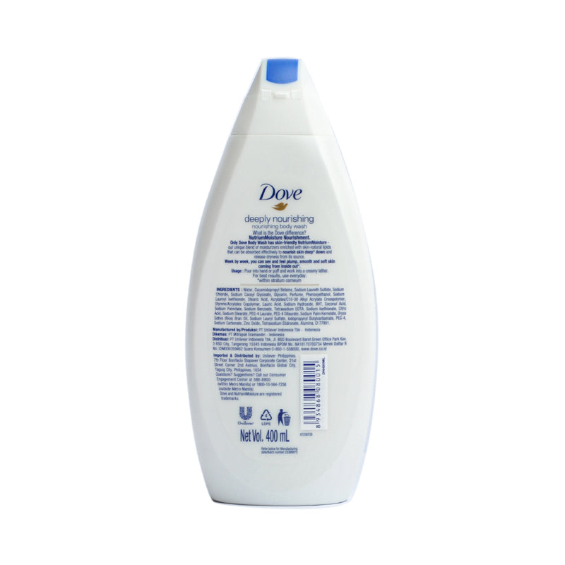 Dove Body Wash Deeply Nourishing 400ml