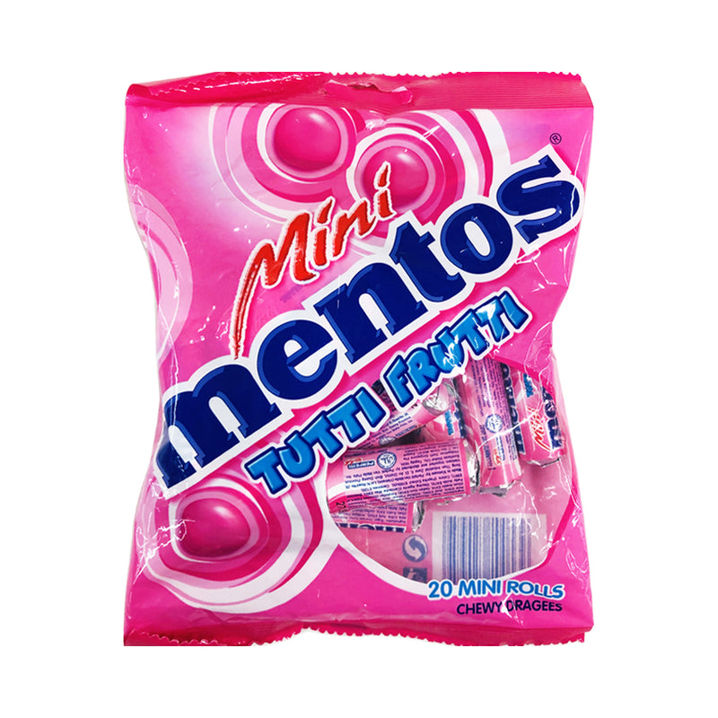 Mentos Mini Roll Candy Tutti Frutti 10g x 20's